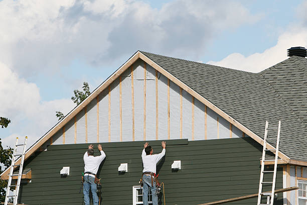Professional Siding Replacement technician working in Northfield, OH